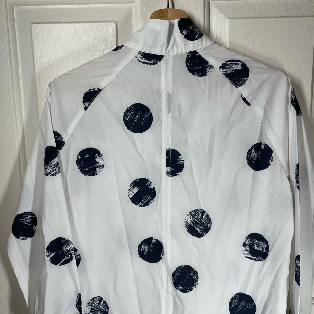 Kozan White Polka Dot Shirt Sz S - Picture 6 of 12